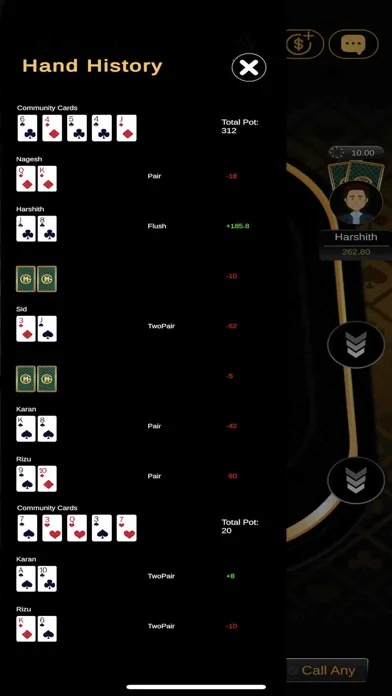 Capturas de tela do MG Poker - MTT, SNG and More