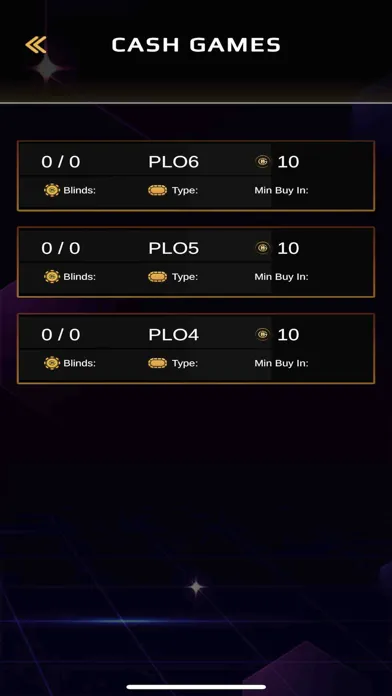 Capturas de tela do MG Poker - MTT, SNG and More