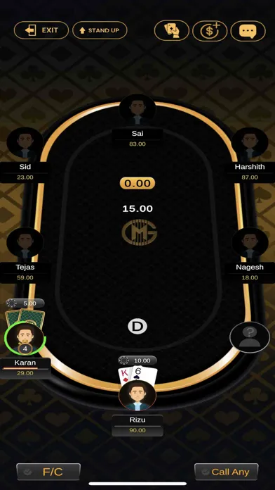 Capturas de tela do MG Poker - MTT, SNG and More