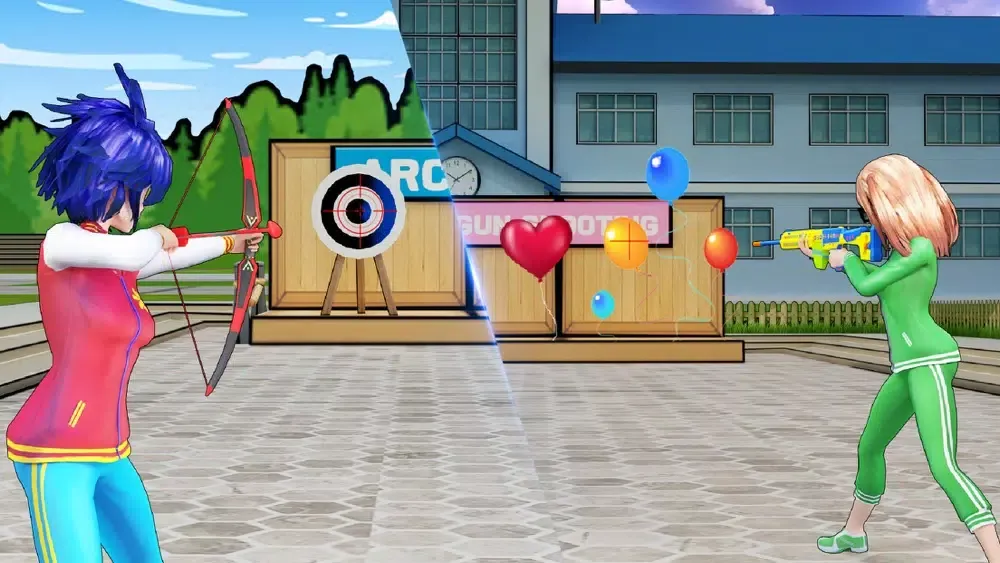 Anime Girl Summer Sports Games Ekran Görüntüleri