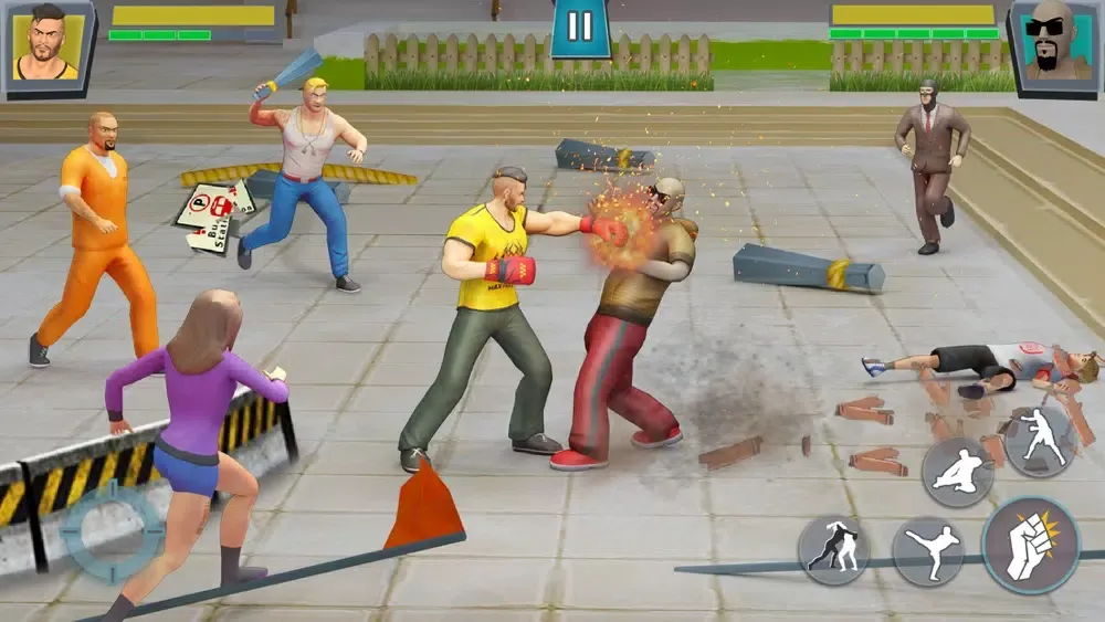 Capturas de pantalla de Street Fighting: Kung Fu Games