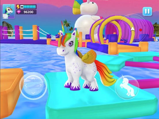 Tangkapan layar Baby Unicorn : Simulator Games iPad 