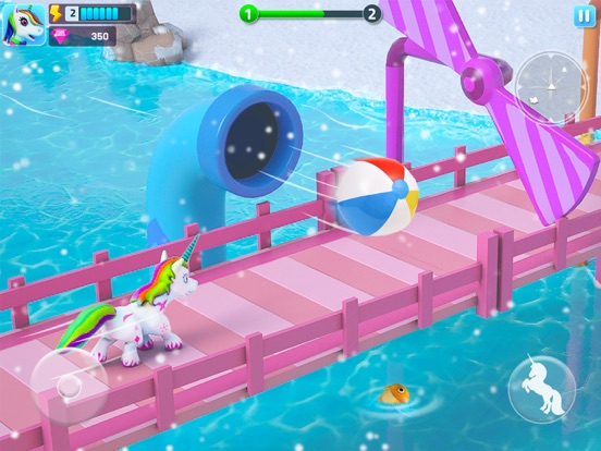 Tangkapan layar Baby Unicorn : Simulator Games iPad 