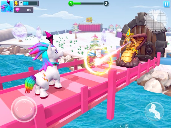 Tangkapan layar Baby Unicorn : Simulator Games iPad 