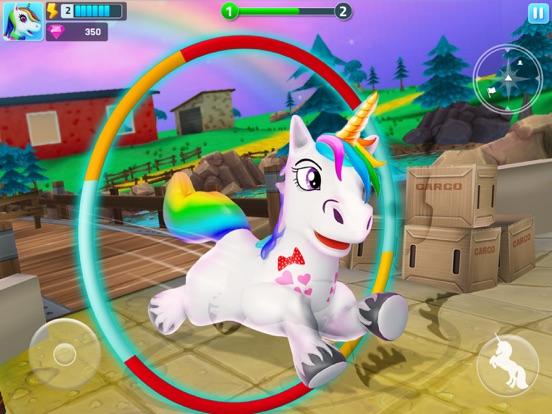 Tangkapan layar Baby Unicorn : Simulator Games iPad 