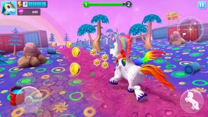 Baby Unicorn : Simulator Games سکرین شاٹس