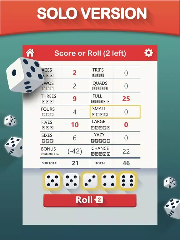 Screenshot di Yazy yatzy dice game iPad 