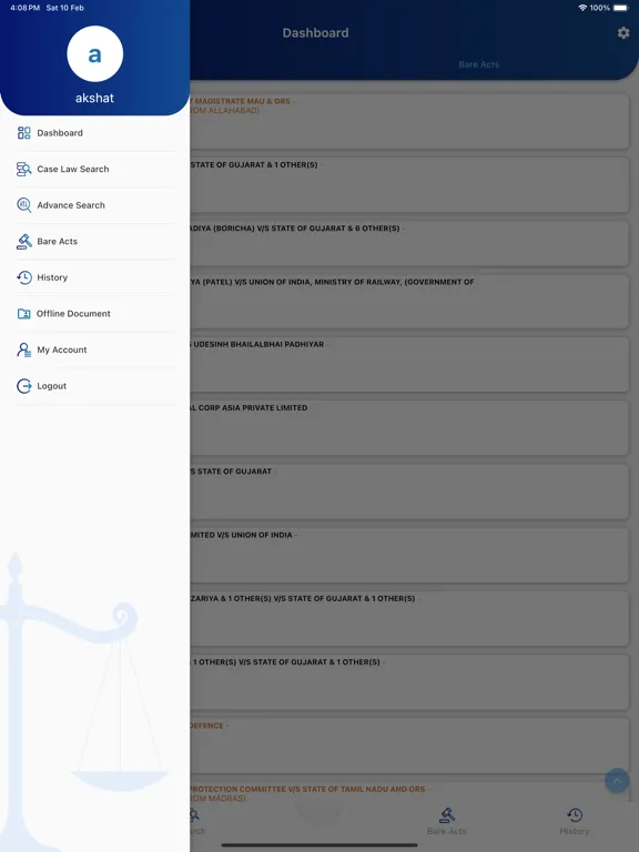 GLH Case Law iPad  Ekran Görüntüleri