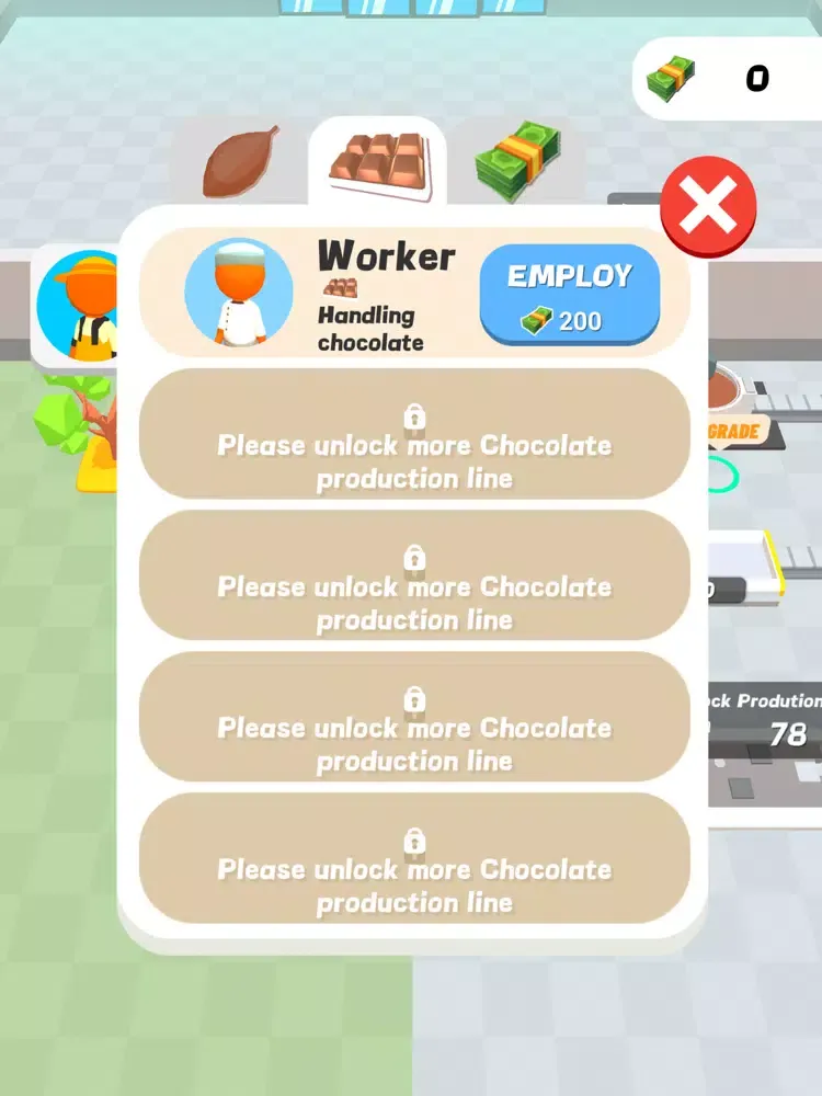 Capturas de tela do Chocolate Factory - Idle Games iPad 