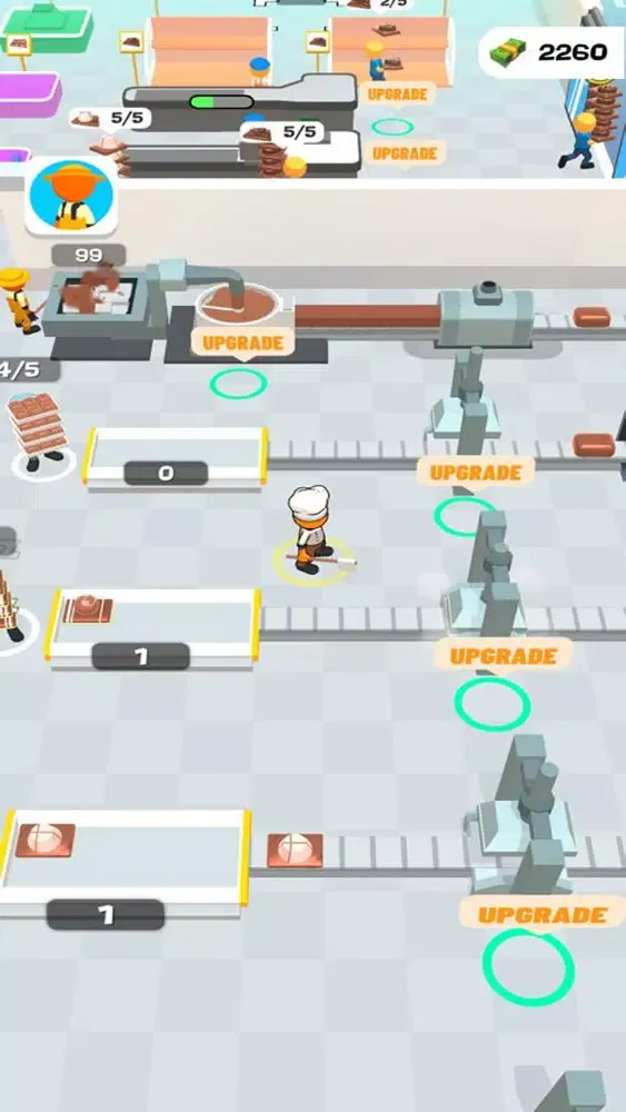 Capturas de tela do Chocolate Factory - Idle Games