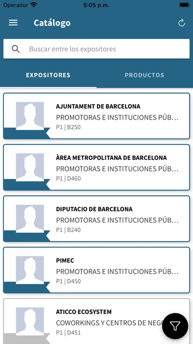 Capturas de pantalla de BizBCN i Saló de l’Ocupació