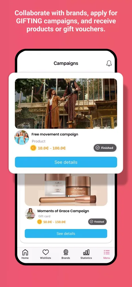 Capturas de tela do Shop My Influence