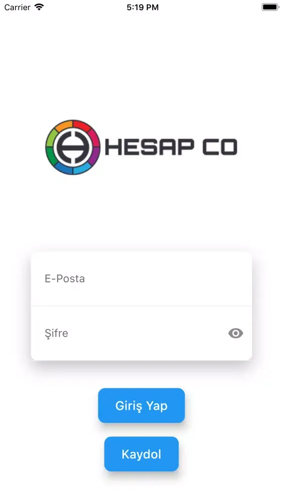 Tangkapan layar Hesap Co
