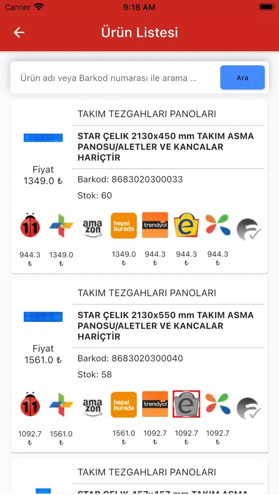 Tangkapan layar Hesap Co