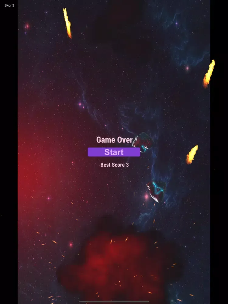 ภาพหน้าจอของ Space Shooter Asteroids iPad 