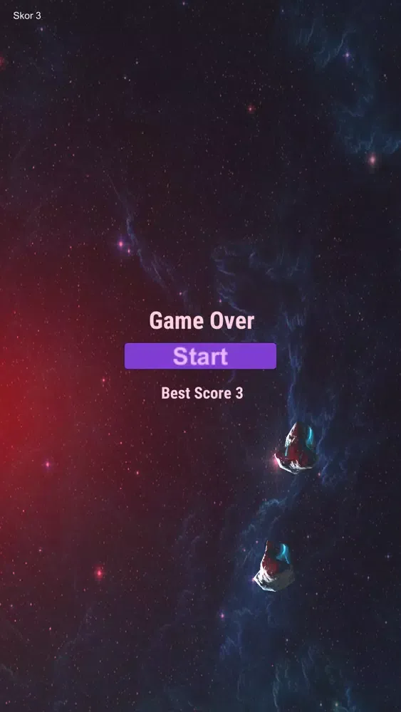 ภาพหน้าจอของ Space Shooter Asteroids