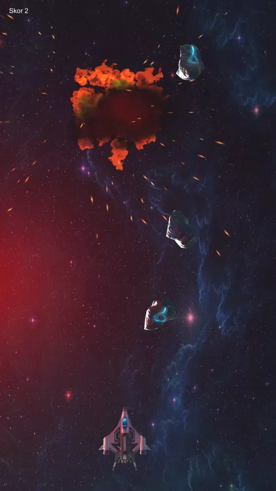 ภาพหน้าจอของ Space Shooter Asteroids