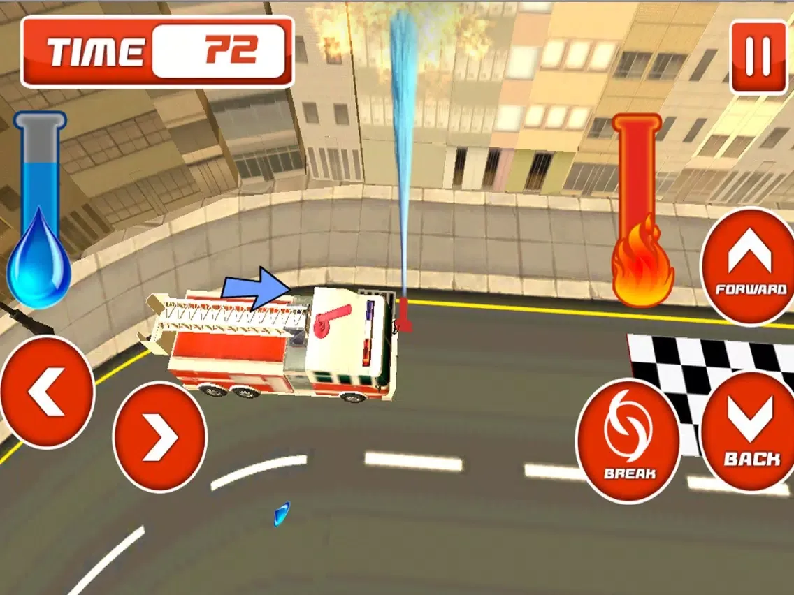 Fire Brigade Truck Simulator iPad  Screenshots