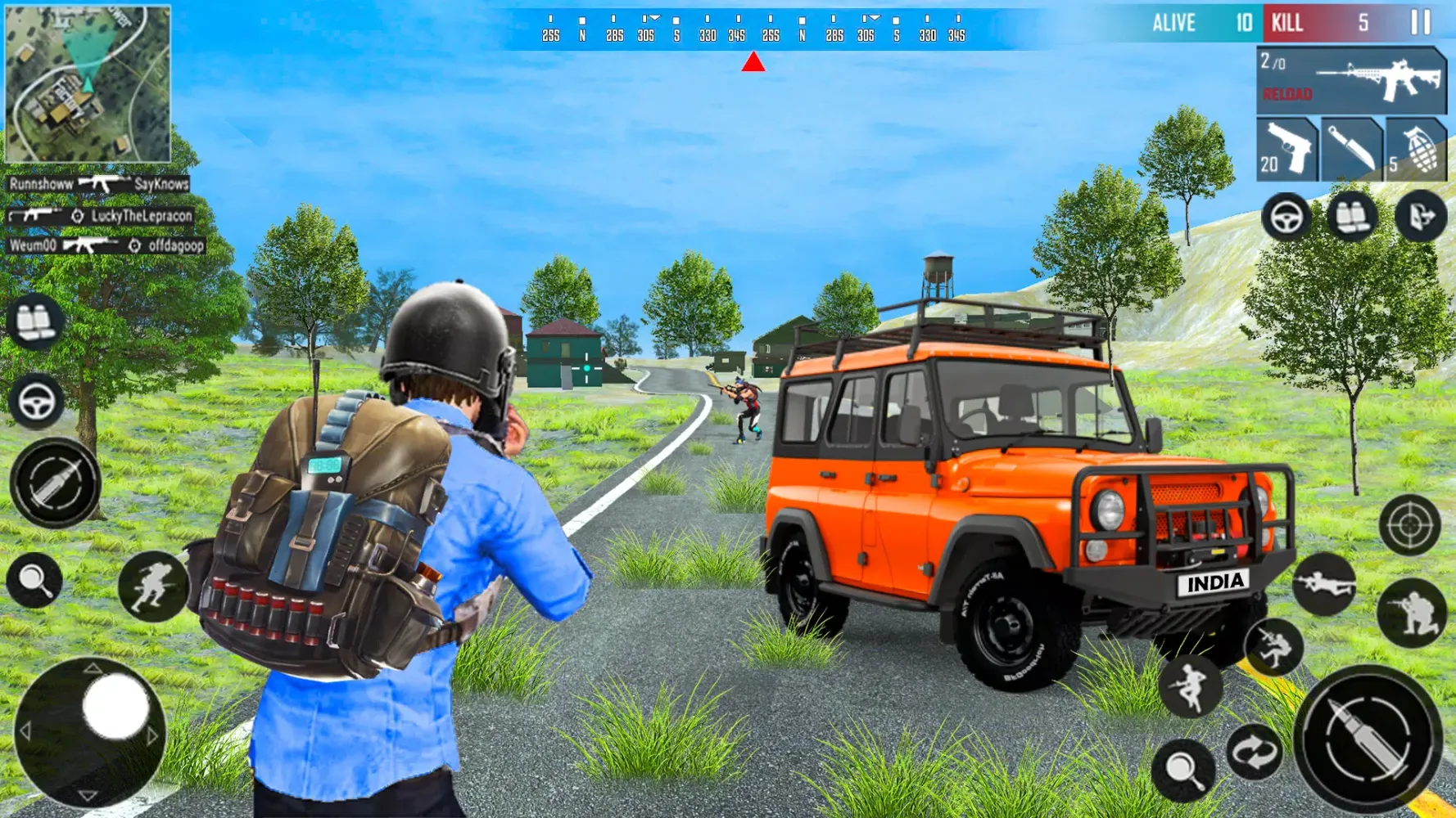 Fps Fire Battlegrounds Offline 스크린샷