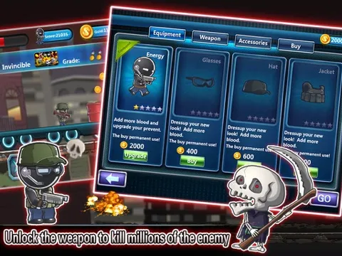 Attack! Kill all Zombies iPad  Screenshots