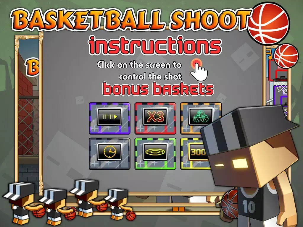 Basketball Shoot iPad  Screenshots