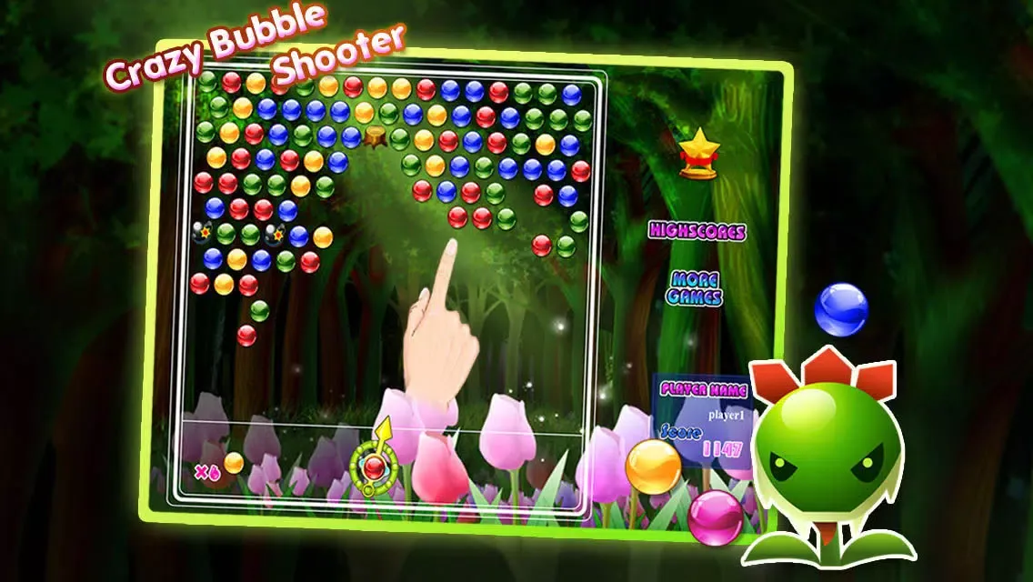 ภาพหน้าจอของ Crazy Bubble Shooter