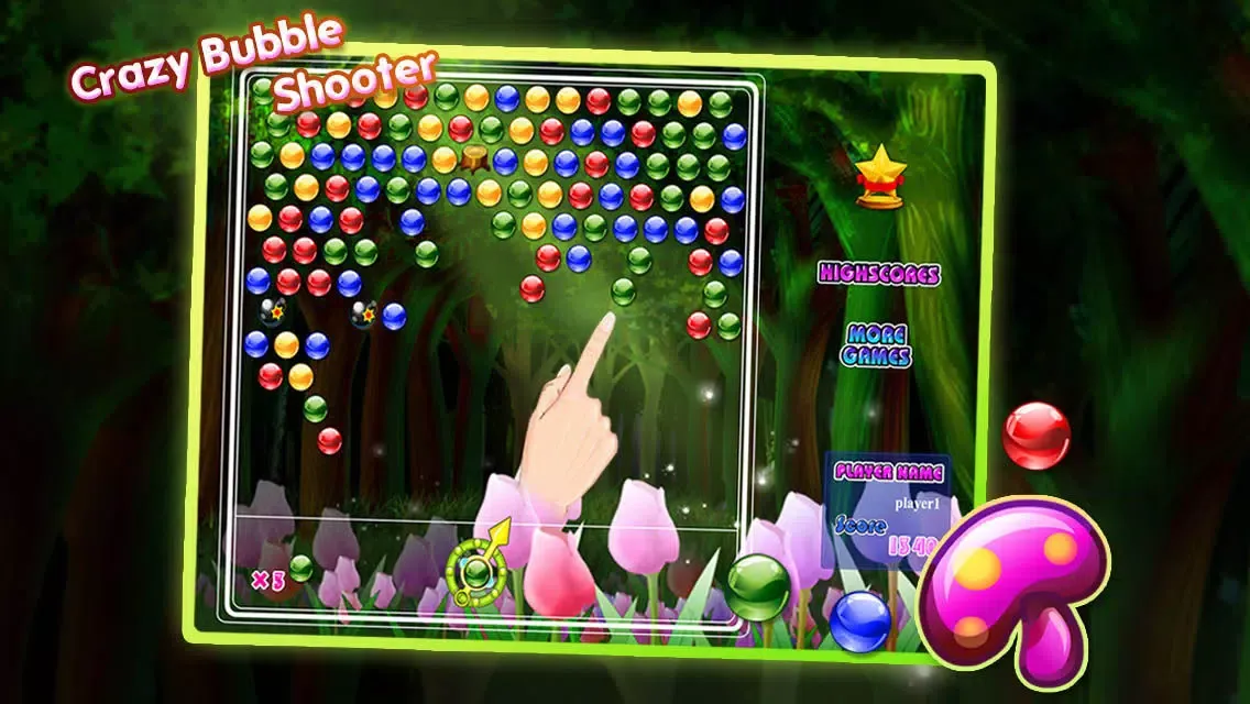 ภาพหน้าจอของ Crazy Bubble Shooter