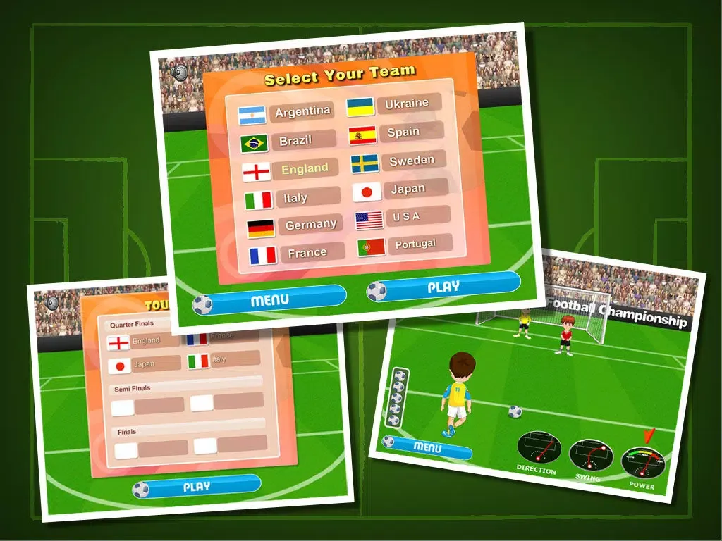 Free Kick Euro iPad  스크린샷