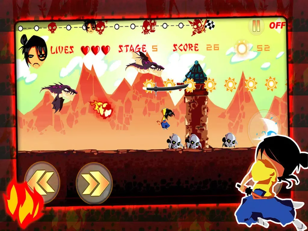 Скриншоты Samurai Adventure iPad 