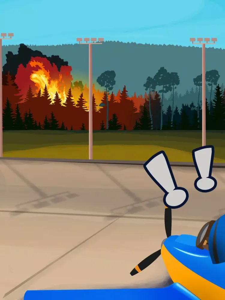Capturas de tela do Fire Planes - Fighting Forest Fires iPad 
