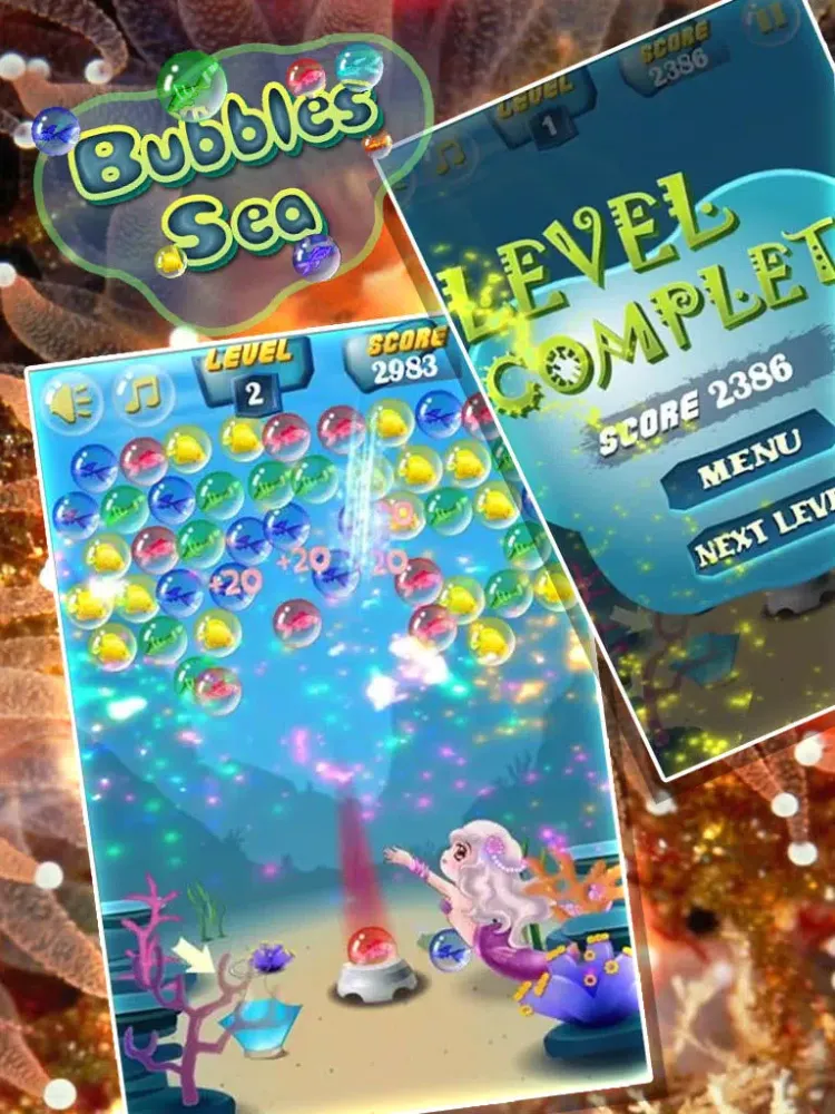 Pop Sea Bubbles iPad  سکرین شاٹس