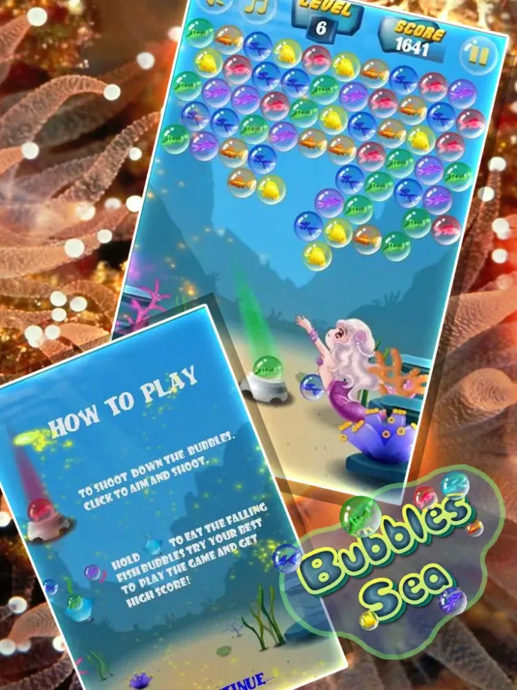 Pop Sea Bubbles iPad  سکرین شاٹس