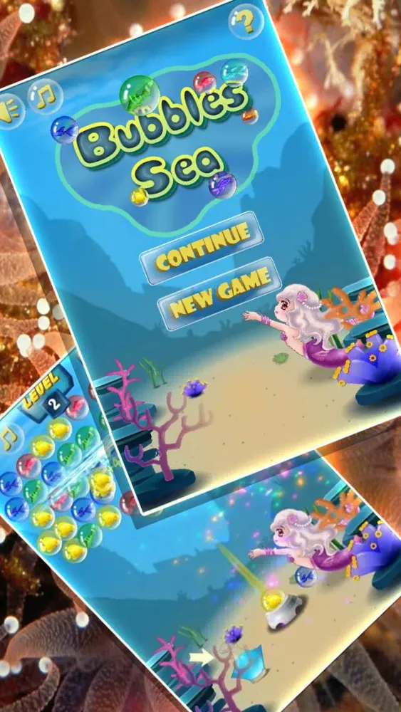 Pop Sea Bubbles سکرین شاٹس