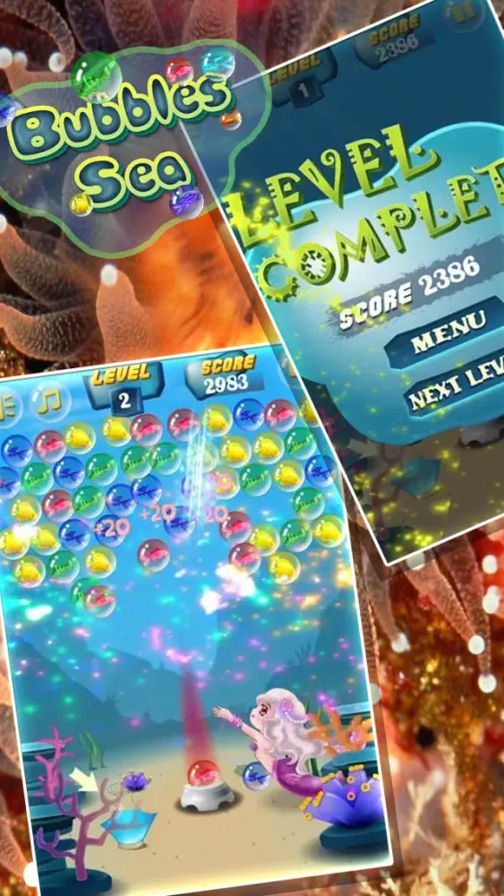 Pop Sea Bubbles سکرین شاٹس