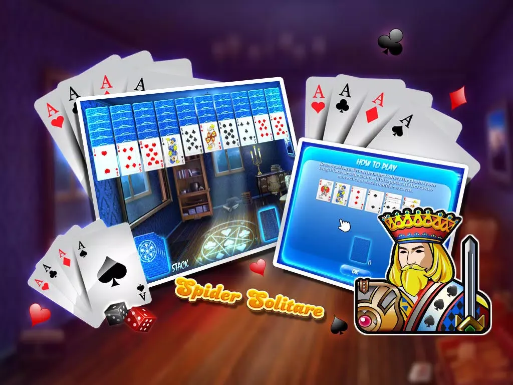 Spider Solitaire:2014 Upgraded Version iPad 應用截圖