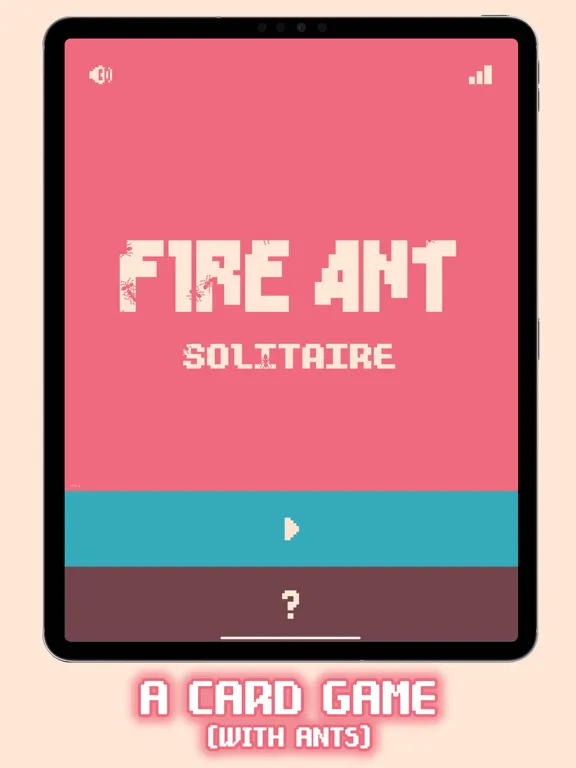 Fire Ant Solitaire iPad  Screenshots
