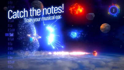 Sing & Fly - Music space game Screenshots