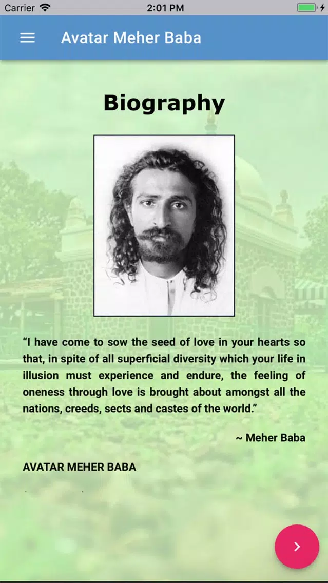 Capturas de pantalla de AMBPPCT Meher Baba App
