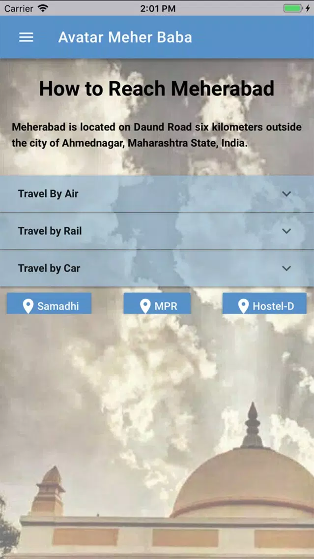 Capturas de pantalla de AMBPPCT Meher Baba App