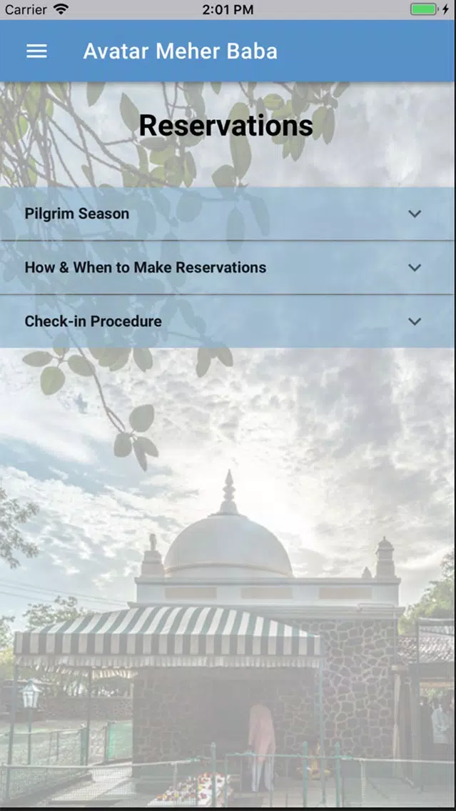 Capturas de pantalla de AMBPPCT Meher Baba App