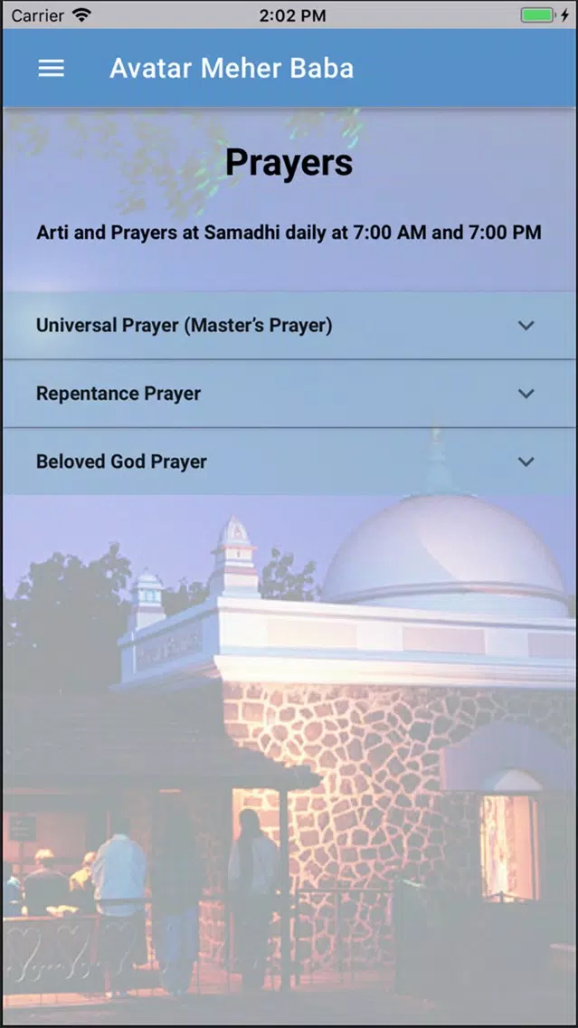 Capturas de pantalla de AMBPPCT Meher Baba App