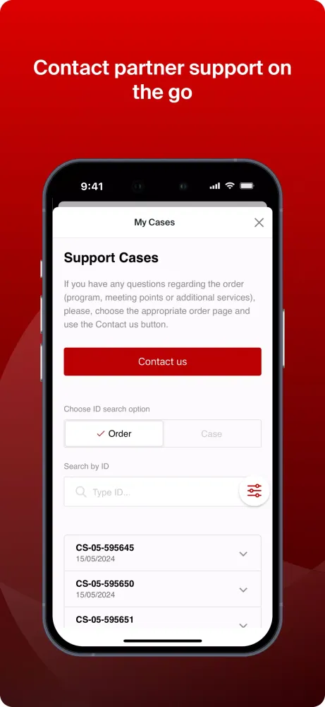 Firebird Partner App Screenshots