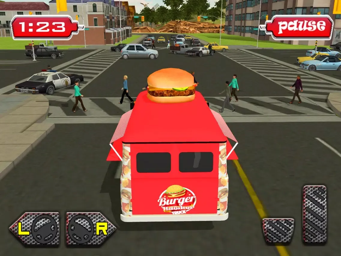 تصاویر Burger Hawker Truck Simulator & Driving Game Sim iPad 
