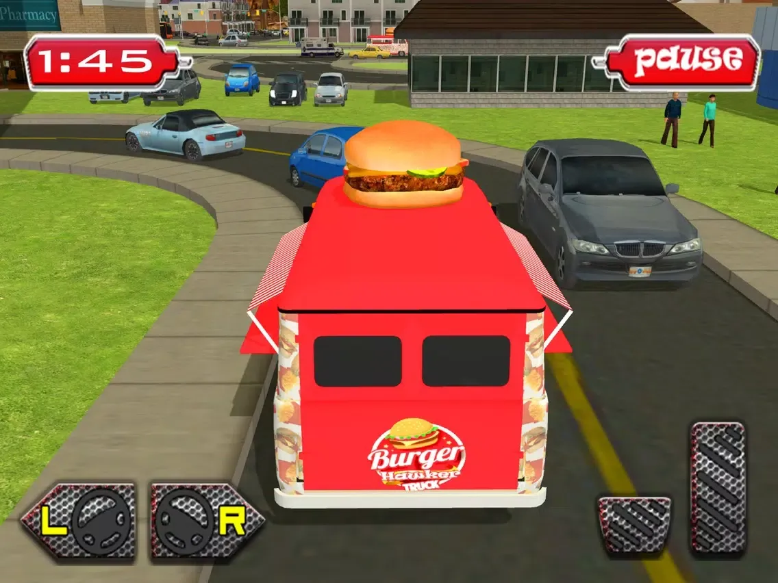 تصاویر Burger Hawker Truck Simulator & Driving Game Sim iPad 