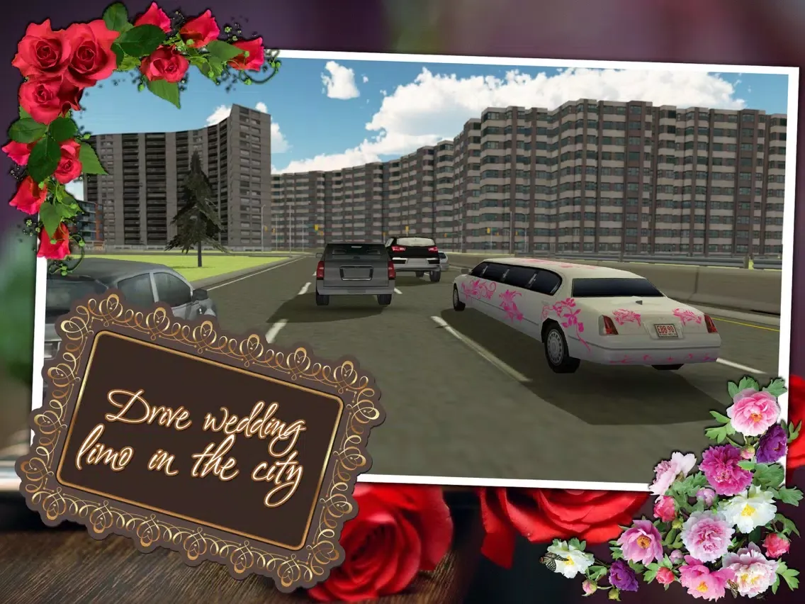 Screenshot di Chapel 3D Wedding Parking – Luxury Limo Simulator iPad 