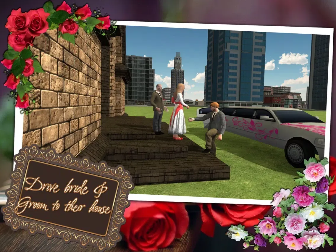 Screenshot di Chapel 3D Wedding Parking – Luxury Limo Simulator iPad 