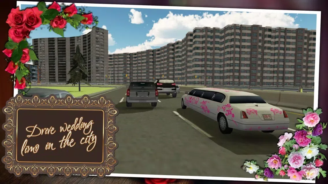 Screenshot di Chapel 3D Wedding Parking – Luxury Limo Simulator