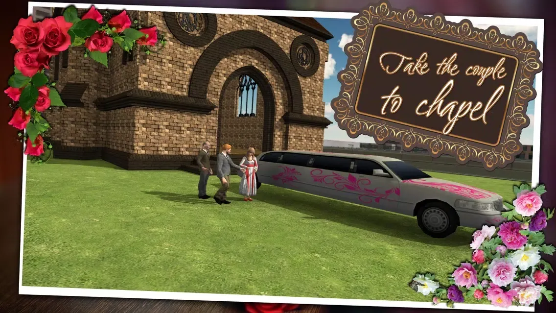 Screenshot di Chapel 3D Wedding Parking – Luxury Limo Simulator