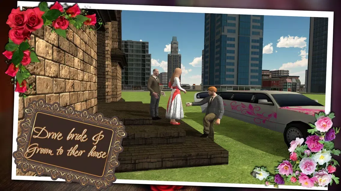 Screenshot di Chapel 3D Wedding Parking – Luxury Limo Simulator