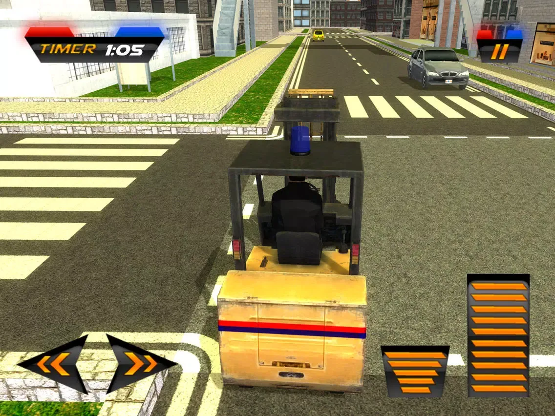 Captures d'écran de Car Lifter Police Traffic Duty & Pro Transport Sim iPad 